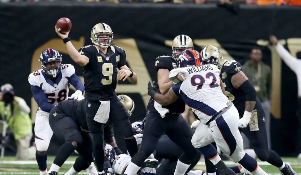 Denver Broncos vs New Orleans Saints Match Player Stats