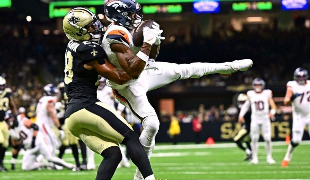 Denver Broncos vs New Orleans Saints Match Player Stats