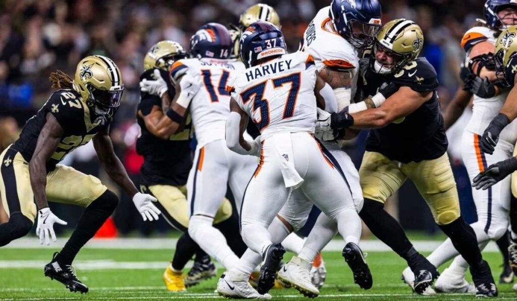 Denver Broncos vs New Orleans Saints Match Player Stats