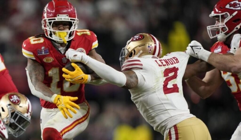 49ers vs Kansas City Chiefs Match Player Stats