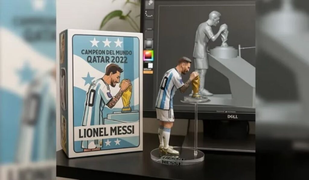 Prompt Muñeco Coleccionable Caja 3D Perspectiva